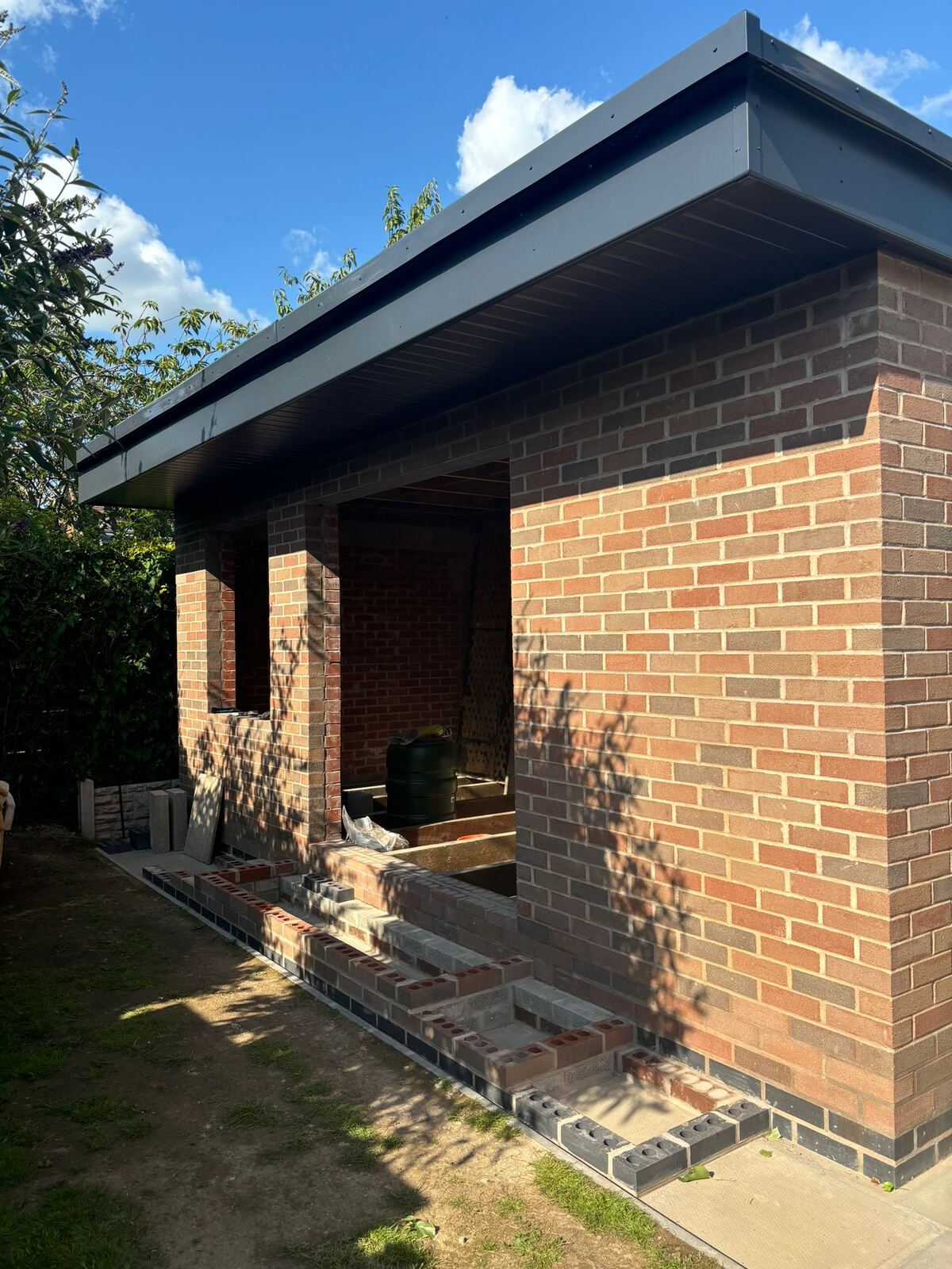 Brick-built domestic extension by Coleshill Brickwork