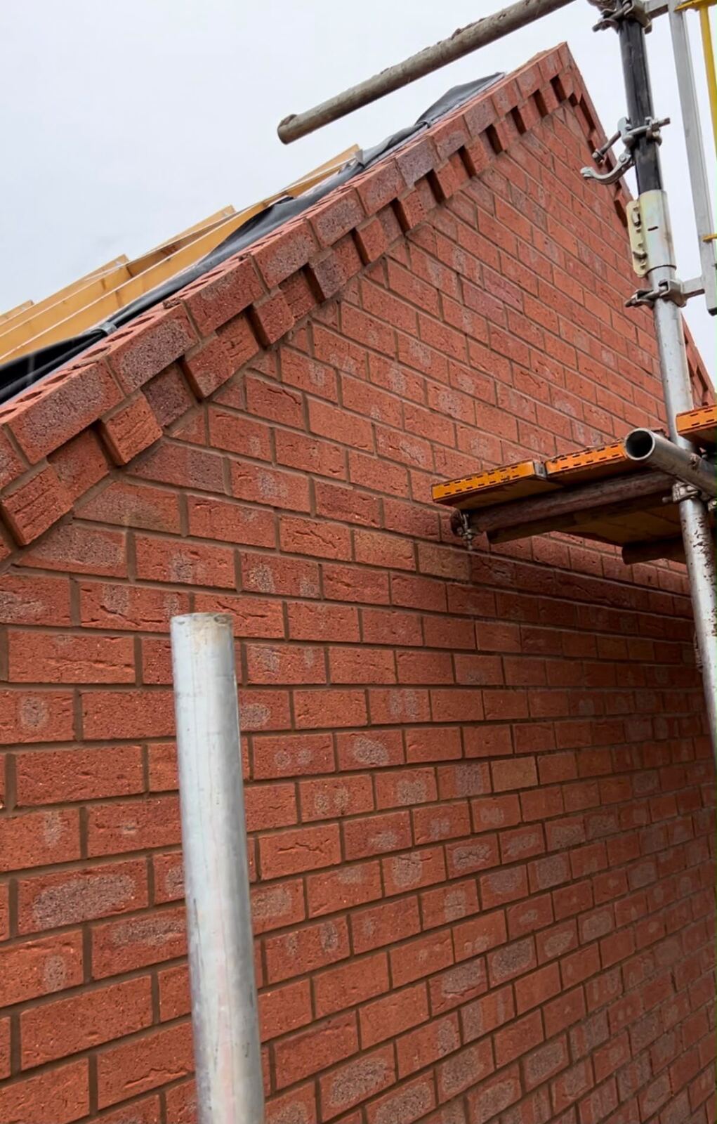 Red-brick gable detail
